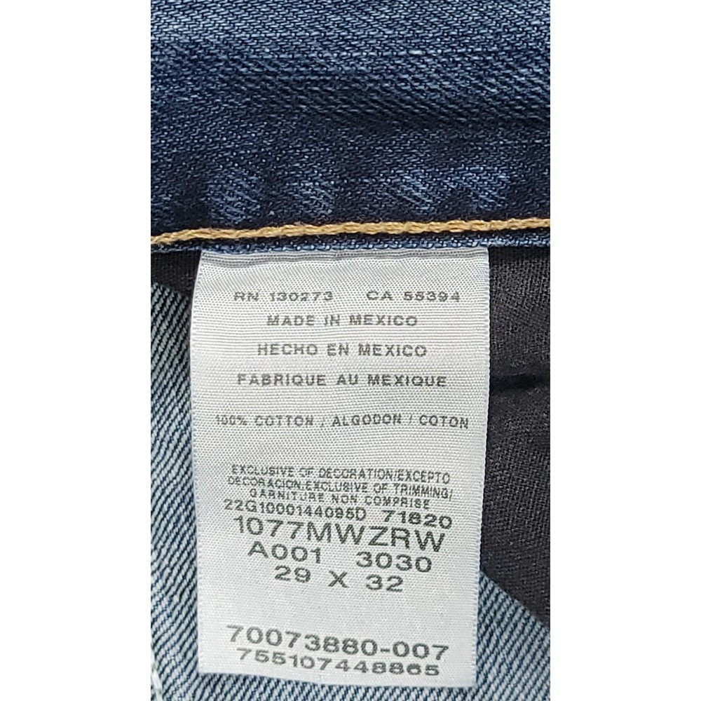 Wrangler Retro Slim Bootcut Men's Denim Jeans Blue Casual Workwear Size 29x32 - Picture 7 of 10